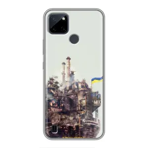 Чехлы на военную тематику для Realme C12 (Азовсталь)
