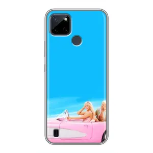 Силіконовый Чохол Барбі фільм на Realme C12 (Барбі і Кен)