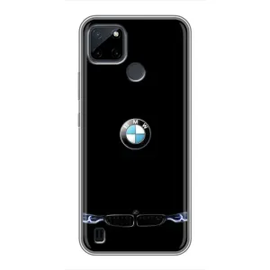 Силіконовий бампер з картинкою машини на Realme C12 (Чорний BMW)