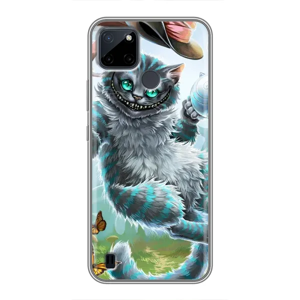 Чехол с рисунком «Чеширский КОТИК» для Realme C12 Чехол с рисунком «Чеширский КОТИК» для Realme C12