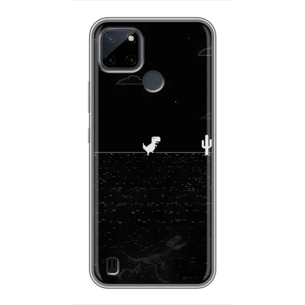 Чехол с рисунком «Динозаврик» для Realme C12 Чехол с рисунком «Динозаврик» для Realme C12