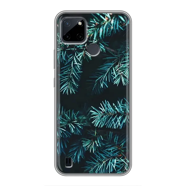 Чехол с рисунком «Ель» для Realme C12 Чехол с рисунком «Ель» для Realme C12