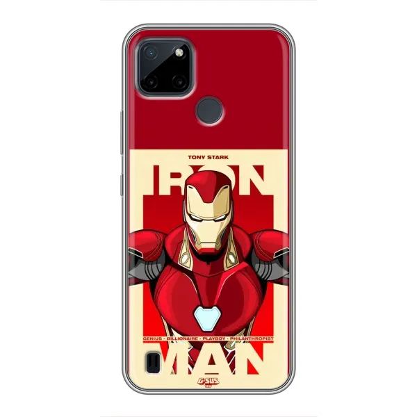 Чехол с рисунком «Iron man» для Realme C12 Чехол с рисунком «Iron man» для Realme C12