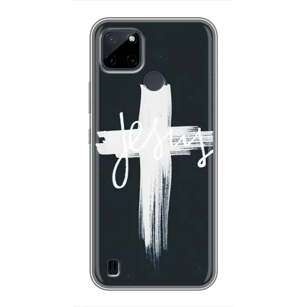 Чехол с рисунком «Jesus» для Realme C12