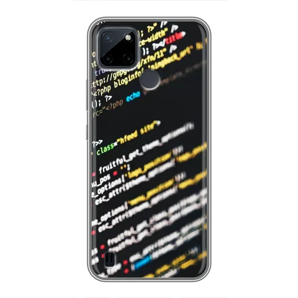 Чехол с рисунком «Код» для Realme C12 Чехол с рисунком «Код» для Realme C12