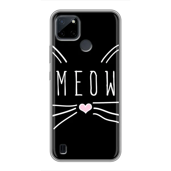 Чехол с рисунком «КОТИК MEOW» для Realme C12 Чехол с рисунком «КОТИК MEOW» для Realme C12