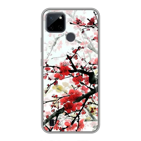 Чехол с рисунком «Красивая Сакура» для Realme C12 Чехол с рисунком «Красивая Сакура» для Realme C12