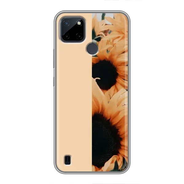Чехол с рисунком «Красивые подсолнухи» для Realme C12 Чехол с рисунком «Красивые подсолнухи» для Realme C12