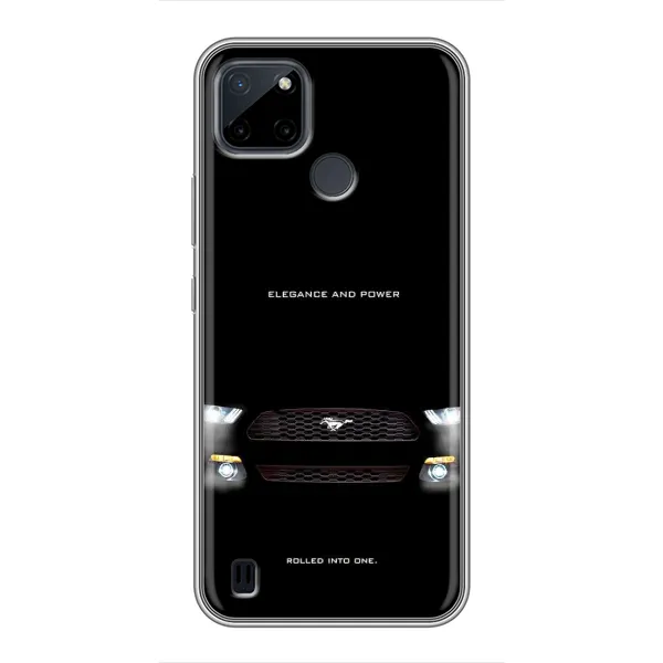 Чехол с рисунком «Черный Land Rover» для Realme C12 Чехол с рисунком «Черный Land Rover» для Realme C12