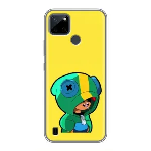 Чехол Бравл Старс для Realme C12 (Леон (LEON))