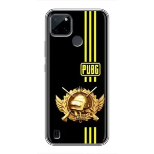 Чохол (TPU) з картинкою "Лого Пабг" на Реалмі С12 (Логотип PUPG)