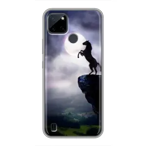 Чехлы с изображением разных животных для Realme C12 (Лошадь)