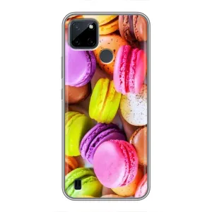 Чохол з зображенням смачної їжі для Realme C12 (Макаруни)