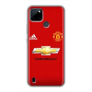 Силиконовые Чехлы принт Футбол на Realme C12 (Man United)