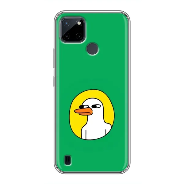 Чехол с рисунком «Мем Утка» для Realme C12 Чехол с рисунком «Мем Утка» для Realme C12