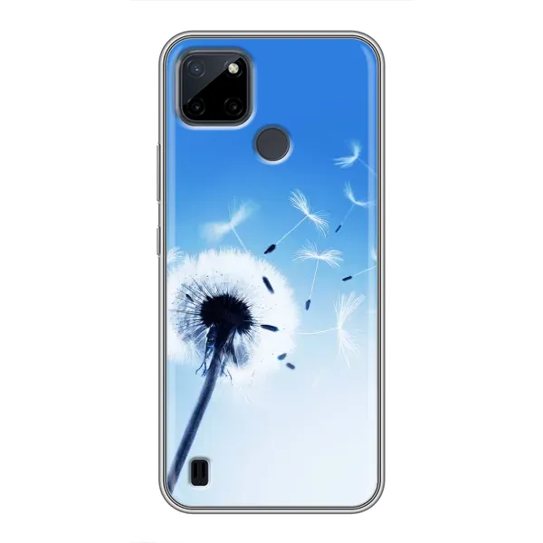 Чехол с рисунком «Одуванчик на голубом» для Realme C12 Чехол с рисунком «Одуванчик на голубом» для Realme C12