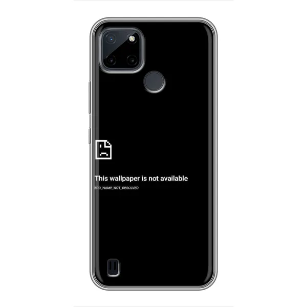 Чехол с рисунком «Ошибка» для Realme C12 Чехол с рисунком «Ошибка» для Realme C12