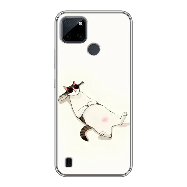 Чехол с рисунком «Отдых» для Realme C12 Чехол с рисунком «Отдых» для Realme C12
