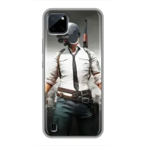 Чохол з картинкою "Герой Pubg" на Realme C12 (Пабг)