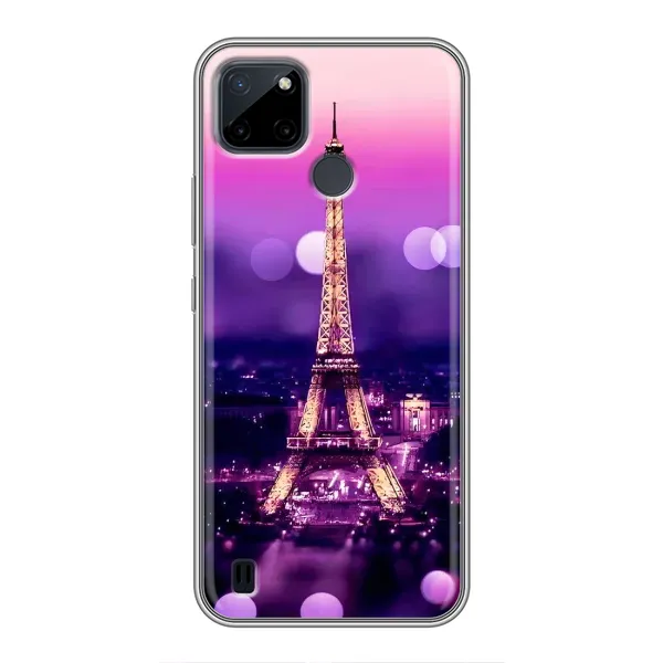 Чехол с рисунком «Париж башня» для Realme C12 Чехол с рисунком «Париж башня» для Realme C12