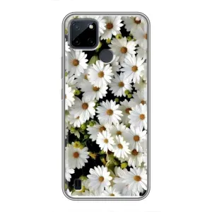Чохол з ромашками на Realme C12 (Рамка в ромашках)