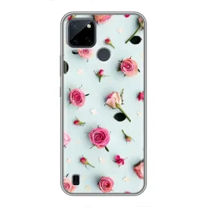 Чохли з принтом Троянд для Realme C12 (Різні квіти)