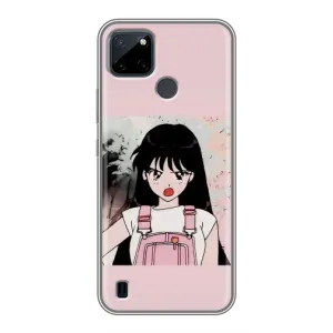 Чехол с персонажами АНИМЕ на Realme C12 (Сейлор Марс)