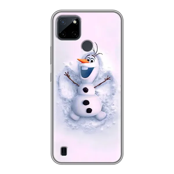 Чехол с рисунком «Снеговик Олов» для Realme C12 Чехол с рисунком «Снеговик Олов» для Realme C12
