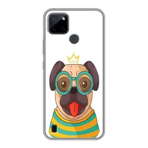 Бампер для Realme C12 з картинкою "Песики" (Собака Король)