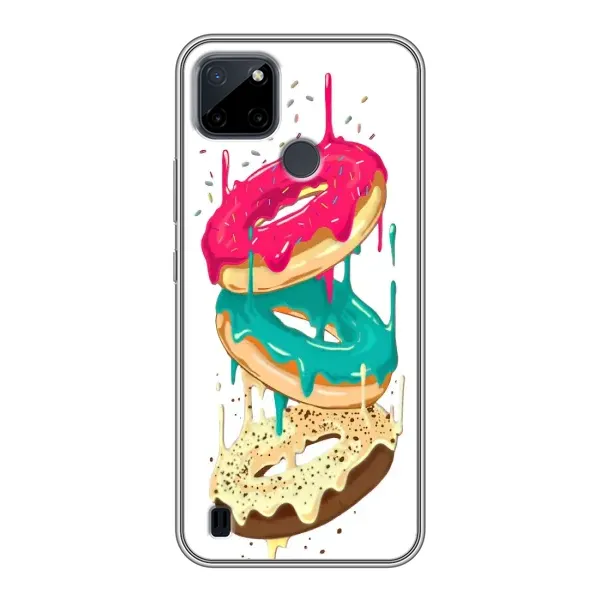 Чехол с рисунком «Сочные пончики» для Realme C12 Чехол с рисунком «Сочные пончики» для Realme C12