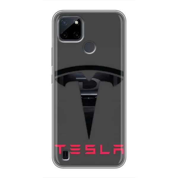 Чехол с рисунком «Logo TESLA» для Realme C12 Чехол с рисунком «Logo TESLA» для Realme C12
