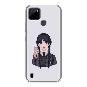 Чехлы с принтом Уэнсдей на Realme C12 (Вещь Венсдей)