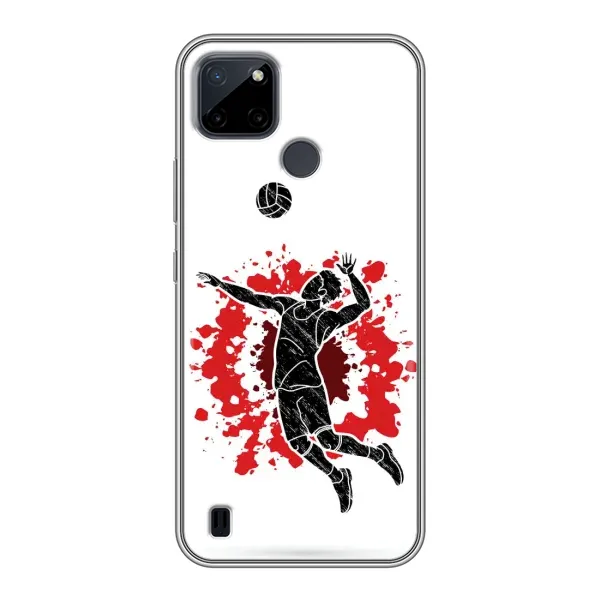 Чехол с рисунком «Волейболист» для Realme C12 Чехол с рисунком «Волейболист» для Realme C12