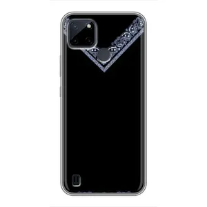 Силиконовый Чехол на Realme C12 (Воротник вышиванки)