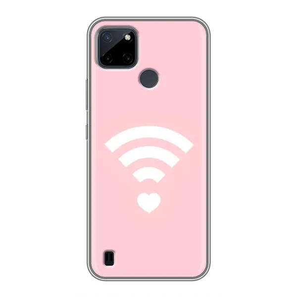 Чехол с рисунком «WiFi Love» для Realme C12 Чехол с рисунком «WiFi Love» для Realme C12