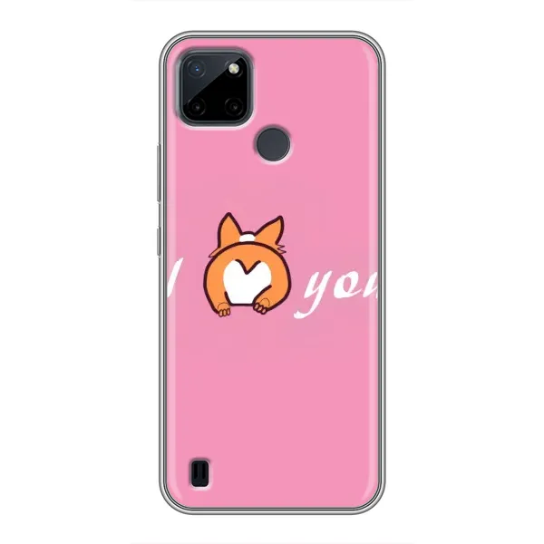 Чехол с рисунком «Я тебя люблю» для Realme C12 Чехол с рисунком «Я тебя люблю» для Realme C12