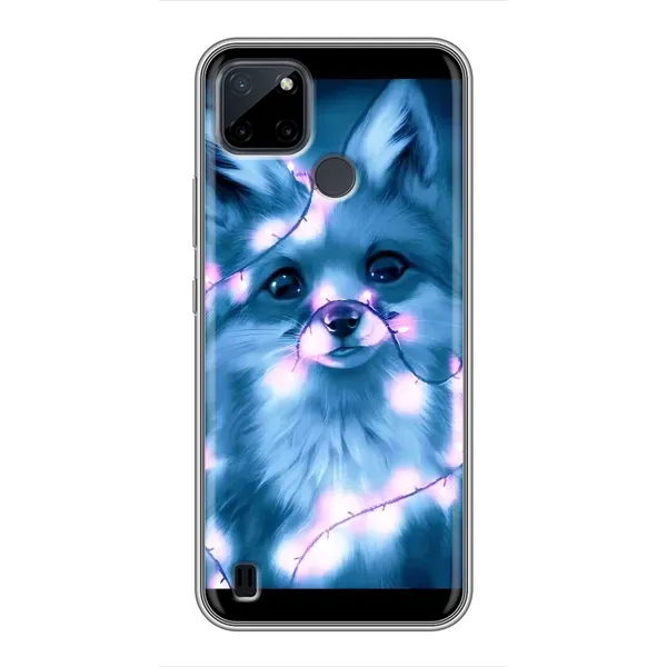 Чехол с рисунком «Яркая Лиса» для Realme C12 Чехол с рисунком «Яркая Лиса» для Realme C12