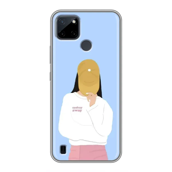 Чехол с рисунком «Желтая кепка» для Realme C12 Чехол с рисунком «Желтая кепка» для Realme C12