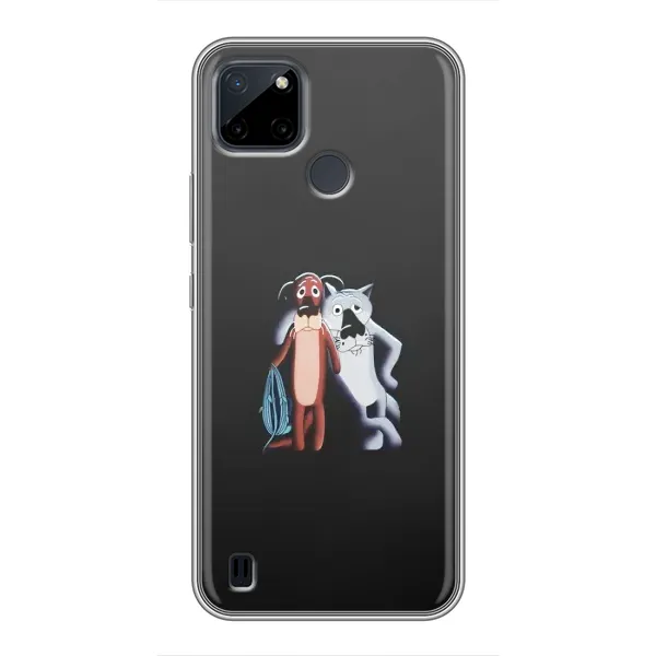 Чехол с рисунком «Шо, опять» для Realme C12