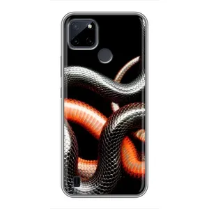 Чехлы с изображением разных животных для Realme C12 (Змея)