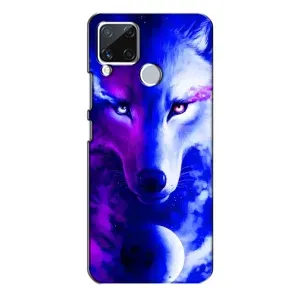 Чехол с Волком на Realme C15 (Арт-Волк)
