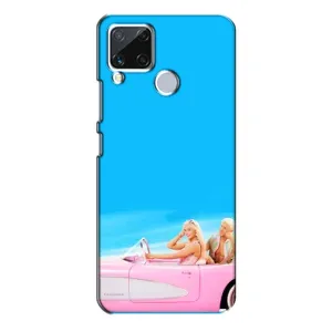 Силиконовый Чехол Барби Фильм на Realme C15 (Барби и Кен)