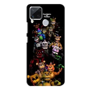 Чехлы Пять ночей с Фредди для Реалми С15 (Bear Freddy's)