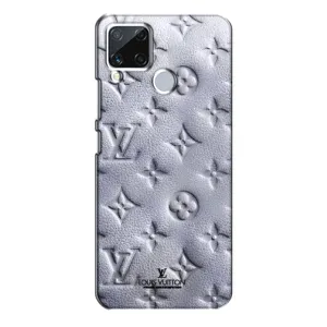 Текстурний Чохол Louis Vuitton для Реалмі С15 (Білий ЛВ)