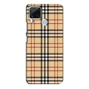 Чехол с Брендами одежды на Реалми С15 (Burberry стиль)