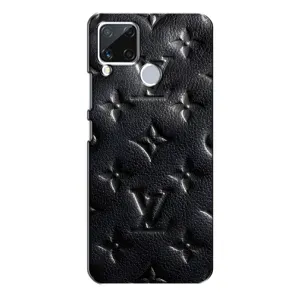 Текстурний Чохол Louis Vuitton для Реалмі С15 (Чорний ЛВ)