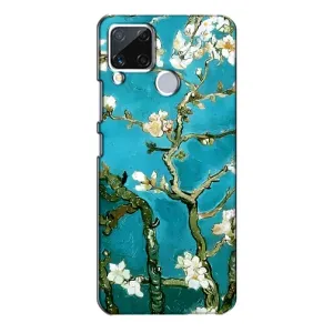 Чехол с принтом САКУРЫ на Realme C15 (Цветение Сакуры)