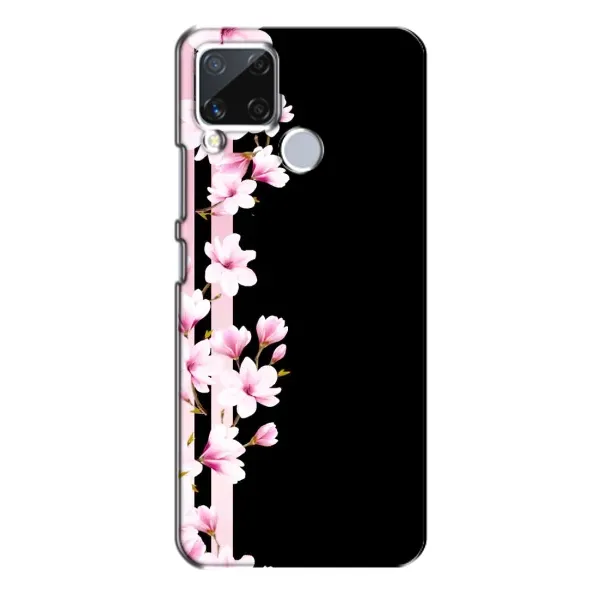 Чехол с рисунком «Цветочки» для Realme C15 Чехол с рисунком «Цветочки» для Realme C15