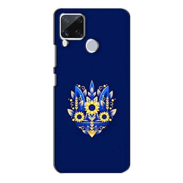 Чехол с рисунком «Цветущий Герб» для Realme C15