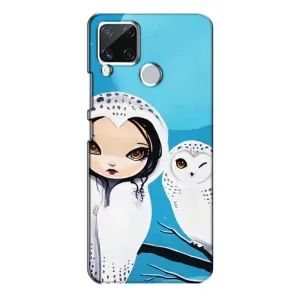 Чехлы с принтом СОВЫ для Realme C15 (Девочка Сова)